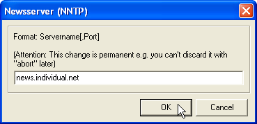 Enter news server name